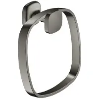 Dornbracht COYA Handtuchring - Dark Chrome, Breite 200 mm, Ausladung 91 mm