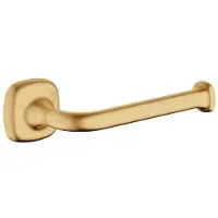 Dornbracht COYA Papierrollenhalter, Messing gebürstet (23kt Gold), Breite 90 mm, Höhe 60 mm, Rosette 60 x 60 mm, Ausladung 90 mm