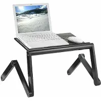 General Office Hochflexibler Alu-Arbeitstisch für Notebook, Tablet etc