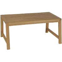Miliboo - Rechteckiger Gartencouchtisch aus massivem Teakholz L100 cm SUNDA
