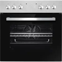 PKM Einbauherdset EHSM4IX, EEK A, 5 Backofen Funktionen, Edelstahlblende