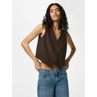 Pieces Anzugweste "PCBOSELLA VEST NOOS BC" Materialmix