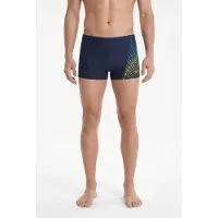 Speedo Badehose "PLMT ASHT AM", Herren, Gr. 8, N-Gr, blau, Obermaterial: 80% Polyamid, 20% Elasthan, Badehosen Badehose, mit langlebiger Elastizität, aus Eco EnduraFlex-Material, Topseller