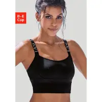 LASCANA Sport-BH ohne Bügel in Longform – ideal für Yoga, Sport-Top