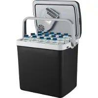 Moa thermoelektrische Kühlbox - 32 Liter - Kalt- und Warmhaltefunktion - 12V/230V - schwarz