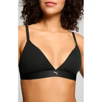 Puma Bralette "WOMEN COTTON TRIANGLE BRALETTE 1P" herausnehmbare gepolsterte Cups für anpassungsfähigen Look