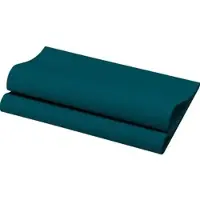 Duni Serviet Bio Dunisoft L40xB40cm Ocean Teal,6 pk x 60 stk/krt