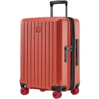 Stratic Buzz Handgepäck Spinner 54 cm - Erweiterbar 43/49 Liter - 54x39.5x19.5/22.5 cm - rosso/clay