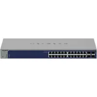 Netgear GS728TX, L2/L3, 10G Ethernet (100/1000/10000), Vollduplex, Rack-Einbau