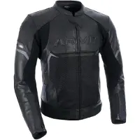 Armr Raiden 3.0 Lederjacke Schwarz 2XL Herren Schwarz 2XL