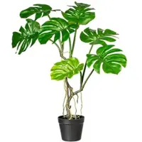 Creativ Green Künstliche Pflanze Splitphilodendron 75cm im Topf