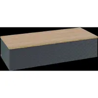 Villeroy & Boch V&B Sideboard mit Frontstruktur Antao 120x26,8x50cm, WBP hon. Oa, md bl. m Lac