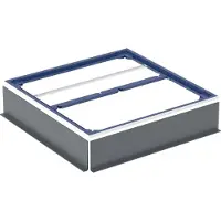 Geberit Duofix Installationsrahmen für Duschfläche bis 100 cm, für fünf Füße, 100x100 cm, 1 Stk.