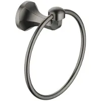 Dornbracht MADISON Handtuchring 185mm, 83200361-99, Farbe: Dark Platinum matt