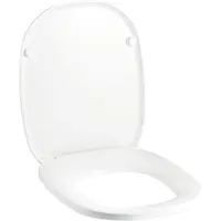 Geberit WC-Sitz Serie 500 rund, Befestigungsabstand 15,5 cm, Befestigung von oben