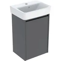 Geberit Renova Plan Set Handwaschbecken mit Unterschrank, eine Tür: 45x69.7x34cm, Breite, 504034JK1 504034JK1