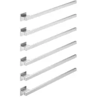 Dornbracht Handtuchwärmer, 6-fach, Ausladung rechts, Breite 600mm, 83316980-93, Farbe: Chrom gebürstet