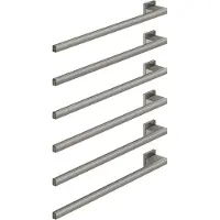 Dornbracht Handtuchwärmer, 6-fach 83306980-19 SERIENSPEZIFISCH Wandmontage, Dark Chrome
