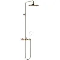 Dornbracht Tara Shower Pipe ohne Handbrause 300mm - Champagne (22kt Gold)