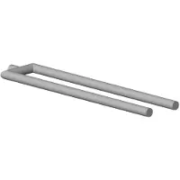 Dornbracht Halter für Handtuchhalter doppelt Ersatzteile 90178955400 92 x 21,5 x 419 mm chr gebürste 90178955400-93