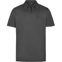 Ragman Poloshirt , Herren, Gr. XXL, grau (anthrazit), Piqué, 61% Baumwolle, 39% Polyester, regular fit, ohne Ausschnitt, Shirts Poloshirt