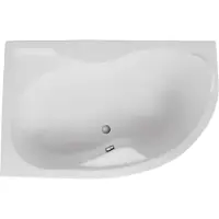 Badland Eckbadewanne Badewanne Dora RECHTS 170x110 mit Acrylschürze, Füßen und Ablaufgarnitur GRATIS