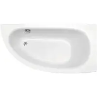 Besco Eckbadewanne Badewanne Milena RECHTS 150x70 mit Ablaufgarnitur, Füßen und Styroporverkleidung GRATIS