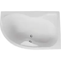 Badland Eckbadewanne Badewanne Dora RECHTS 170x110 mit Ablaufgarnitur, Füßen und Styroporverkleidung GRATIS