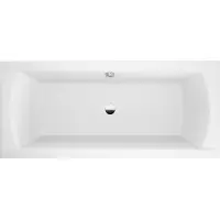 Badland Badewanne Rechteck Ines 170x75 mit Ablaufgarnitur, Füßen und Wannenträger GRATIS