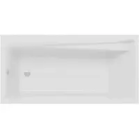 Badland Badewanne Rechteck Elza 150x70 mit Acrylschürze, Füßen und Ablaufgarnitur GRATIS