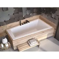 Badland Eckbadewanne Rechteck Badewanne Intima SLIM RECHTS 160x90 Rand 15mm mit Ablaufgarnitur und Füßen GRATIS ohne Verkleidung