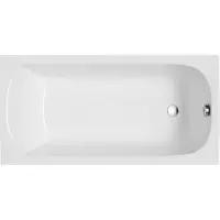 Badland Badewanne Rechteck Classic SLIM 170x70 Rand 17mm mit Ablaufgarnitur, Füßen und Styroporverkleidung GRATIS