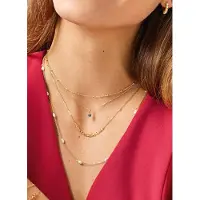 Jackie Gold Halskette - Jackie Positano Necklace - Gr. unisize - in Gold - für Damen