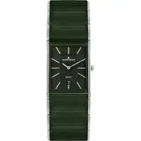 Jacques Lemans Armbanduhr Dublin 1-1939G Edelstahl Keramik grün