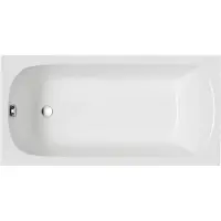 Badland Badewanne Rechteck Classic 150x75 mit Ablaufgarnitur, Füßen und Styroporverkleidung GRATIS
