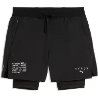 Puma Herren Freizeit / Mode Sommer GJ Shorts Shorts He/Uni M x HYROX 2in1 PWRMODE SHORT