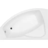 Badland Eckbadewanne Badewanne Rima LINKS 170x110 mit Acrylschürze, Füßen und Ablaufgarnitur GRATIS