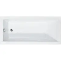 Badland Badewanne Rechteck MODERN 160x70 mit Ablaufgarnitur und Füßen GRATIS ohne Verkleidung + Badewannenkissen KODI | MODERN