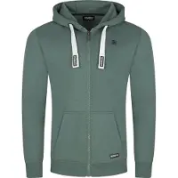 Riverso Sweatjacke Herren mit Kapuze Reißverschluss Regular Fit RIVNoah Regular Fit Blau Grün XXL