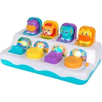 Playgro Musical Pop Up Toy - Interaktives Babyspielzeug - Musik und Licht - Bauernhofgeräusche - 2 Spielmöglichkeiten