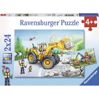 Ravensburger - Digger At Work 2x24p - 07802