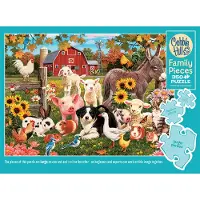 Cobble Hill Puzzle Family Farm - 350 Teile - buntes Spielzeug