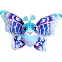 Simba Fluffyfly Plüschspielzeug Schmetterling, Blau