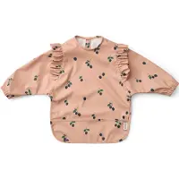 Liewood Merle Rüsche Cape Lätzchen mit Print, Berry/Pale Tuscany