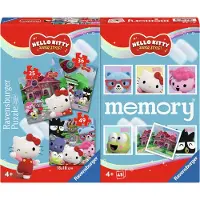 Ravensburger Hello Kitty Puzzle 3-in-1 + Memospiel