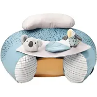 Nuby Animal Adventure Aufblasbares Aktivitätskissen, Babyspielzeug