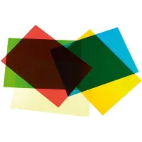 TickiT Colour Acetate Sheets, Mehrfarbig