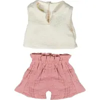 Miniland Sommer-t-shirt Und Hose Für Puppe 38 Cm Rosa Rosa One Size