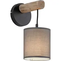 JUST LIGHT GERDA TRIBU Wandleuchte E27 max. 10W taupe 15781-29