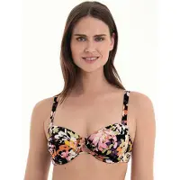 Rosa Faia Beach Unwattierter Bikini BH Luna | Grösse: 42D | Farbe: Schwarz